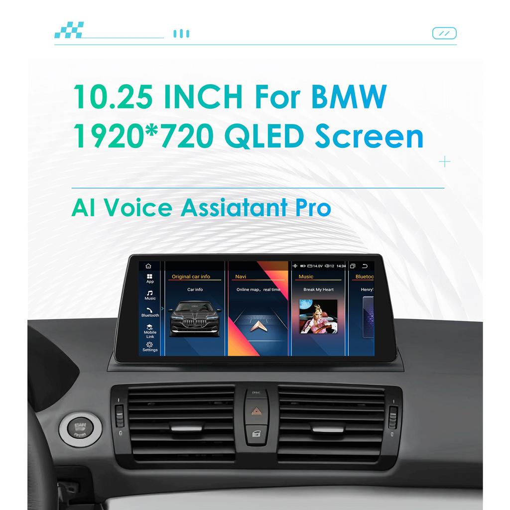 OSSURET Android 13 10,25-дюймовые автомобильные интеллектуальные системы 2 Din Wireless Carplay Android Auto для BMW 3 серии E90 E91 E92 E93(2009-2012)CIC стерео RDS