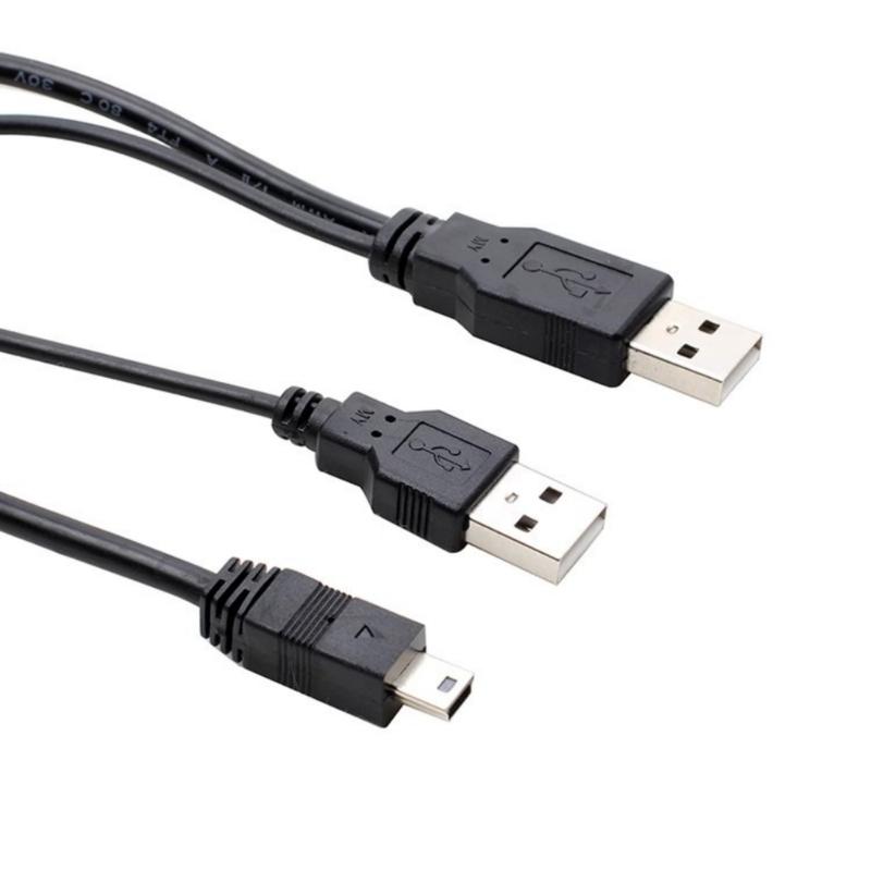 Кабель USB A Male - Mini 5Pin для передачи данных и питания энергоемких устройств, 50 см, прочная конструкция из ПВХ