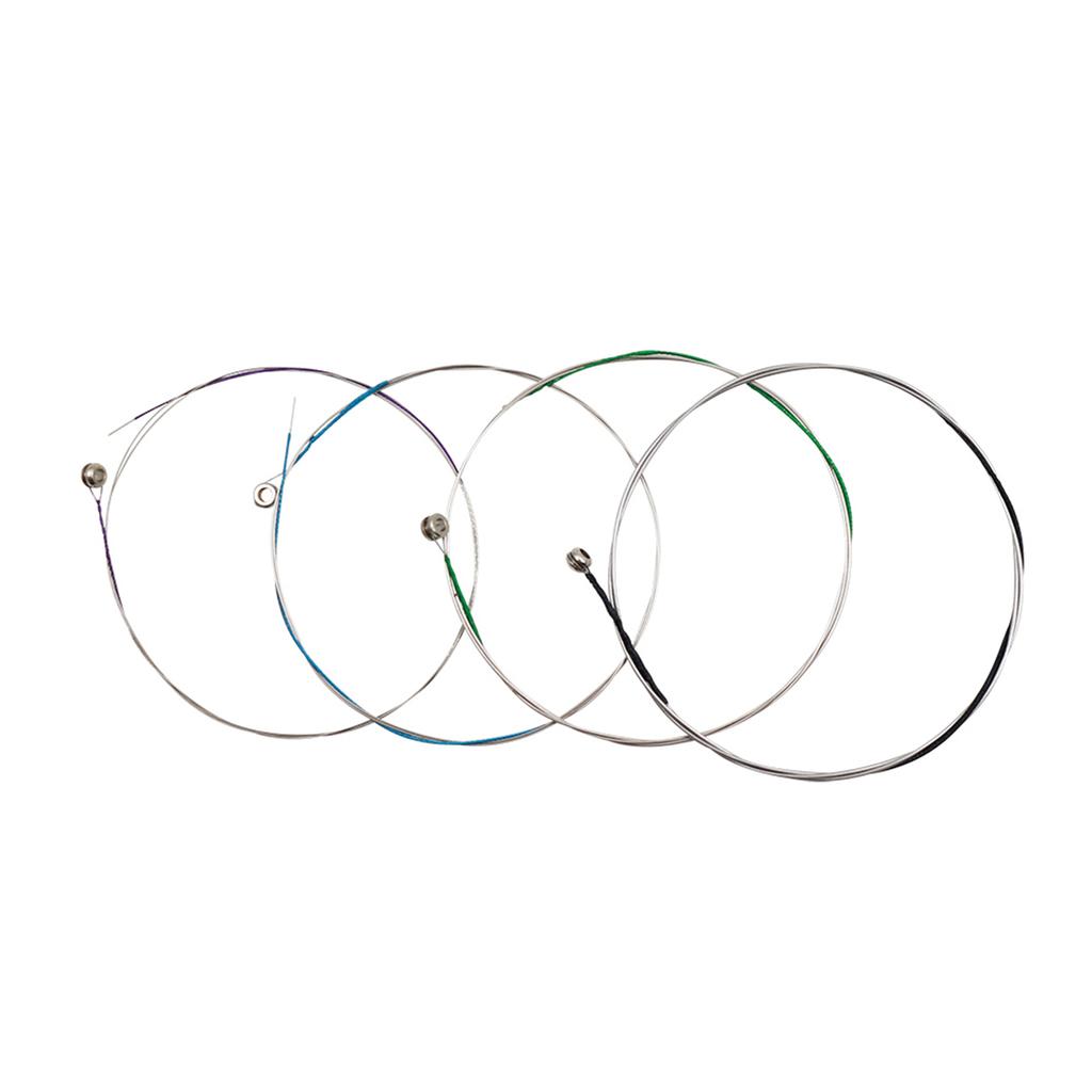 Universal Violin Fiddle String Strings Full Set (E A D G) Steel Core Nickel Silver Wound with Nickel Plated Ball End