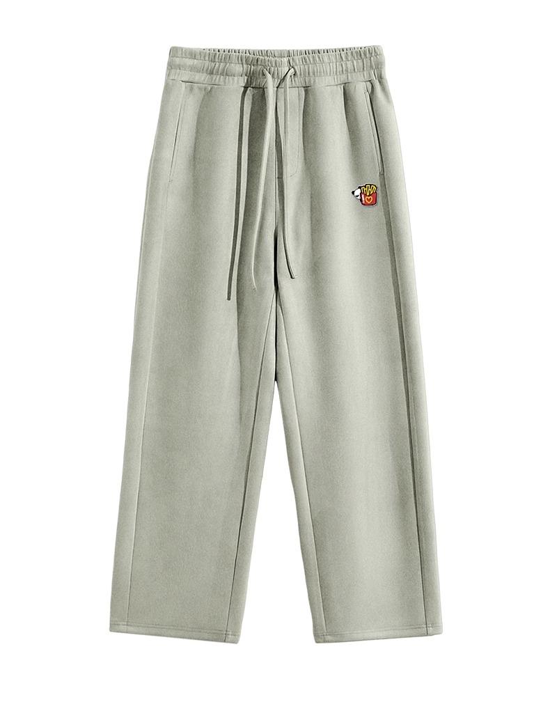 Hello Hipanda Panda Air Layer Suede Fashion Daily Casual Pants