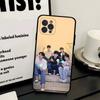 Чехол для телефона Kpop T-TOMORROW X T-TOGETHER Для Iphone 16 15 17 13 14 12 11 Pro Max Plus Черный Защитный Чехол
