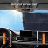 Automatic Retractable Sunshade for New Energy Vehicles - Front Windshield Sun Protection