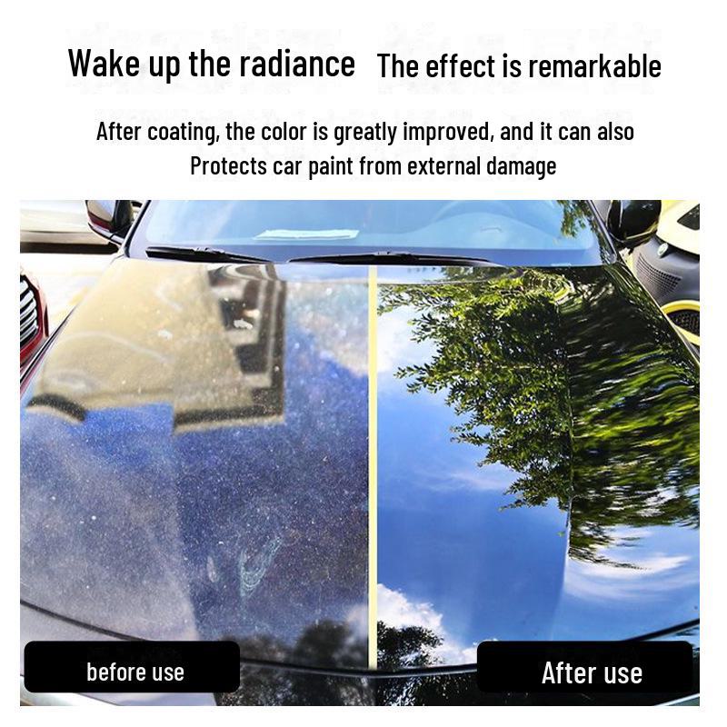 Nano Car Paint Brightener & Antifouling Coating Spray - Water-Repellent Glass Polish