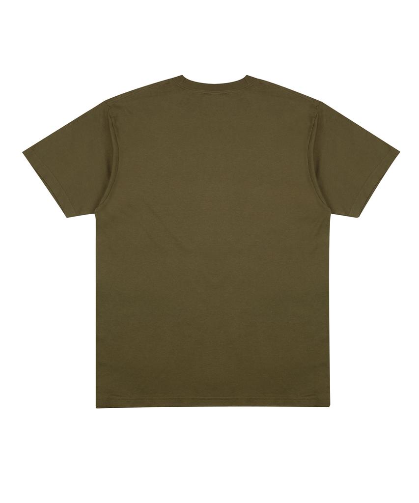 CREAM SODA LAB Lab Flower Cream Short Sleeve T-Shirt Olive