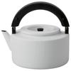 Чайник CB Japan белый IH совместимый плоский чайник с ситечком для чая эмалированный ALAW 1.6 л