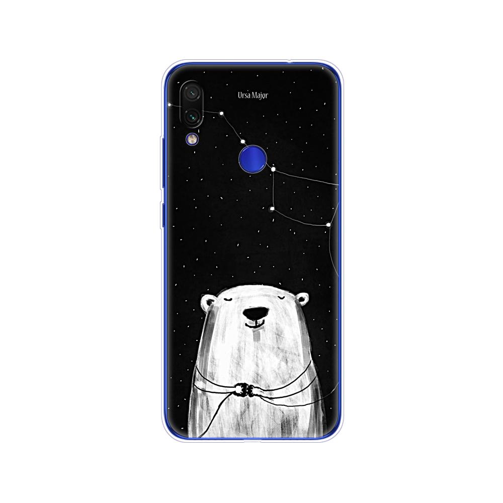 Чехол для Xiaomi Redmi Note 7, силиконовый чехол из мягкого ТПУ с рисунком для xiaomi Redmi Note 7, чехол 6,3 дюйма, чехол Fundas Coque Redmi Note 7 PRO, чехол