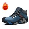 Зимняя новая мужская обувь для походов на открытом воздухе 2024 года, рабочая обувь на толстой подошве, мужские высококачественные ботильоны, теплая хлопковая обувь