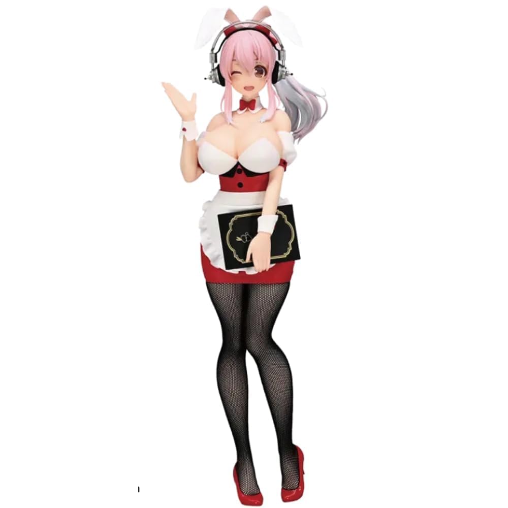 Super Sonico BiCute Bunnies Figure Waitress Ver.