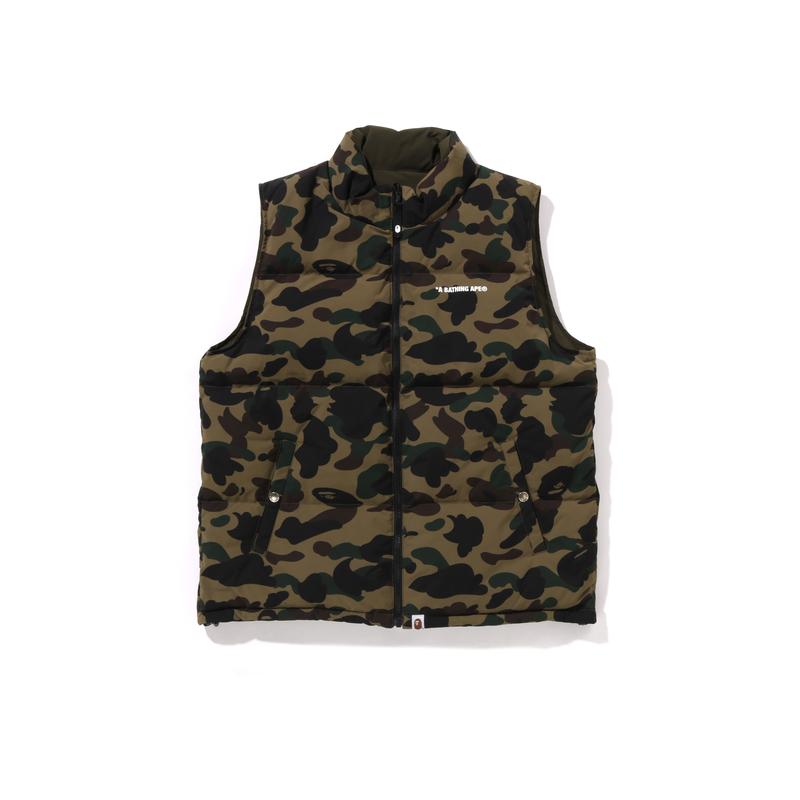 Bape Реверсивный пуховый жилет 1st Camo FW24 0ZXDNM144012N