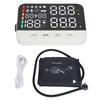 Smart Arm Automatic Blood Pressure Monitor High Accuracy Measurement LED Display Rechargeable Blood