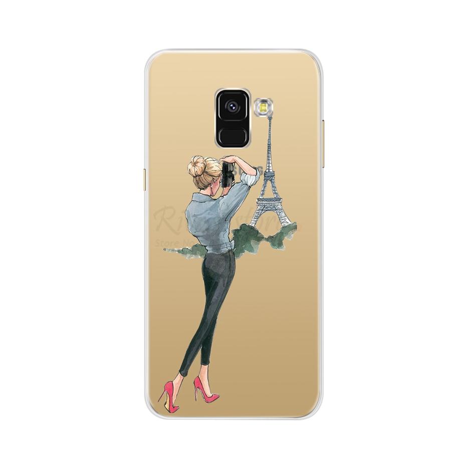 Для чехла Samsung A6 2018 Чехол A600F Мягкий Силикон ТПУ Задняя Крышка Чехол для Телефона Для Samsung Galaxy A6 Plus 2018 A605 A605F A 6 Чехол