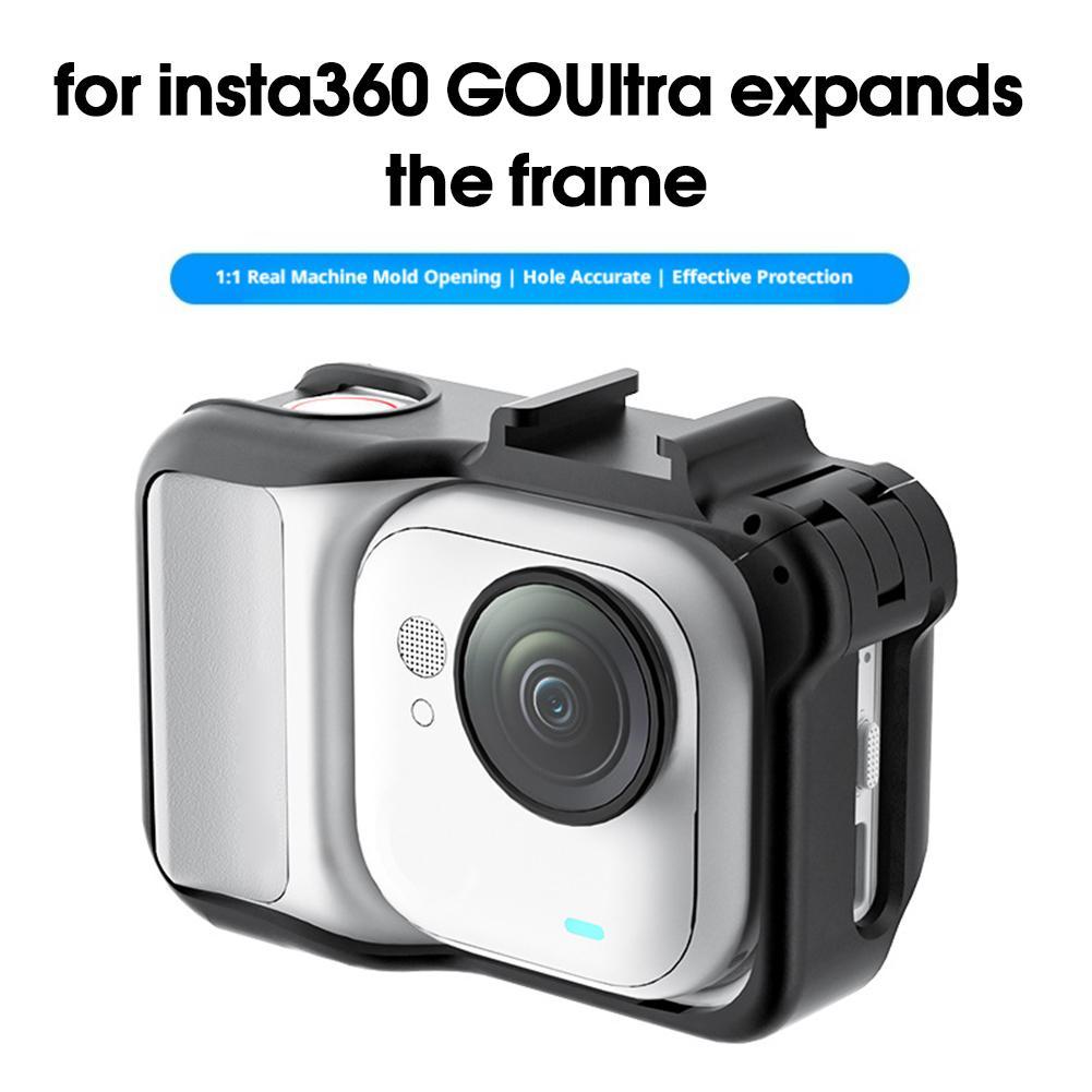 Для Insta360 GOUltra Расширенная Рамка Клетка Кролика Защитный Чехол Защелкивающийся Быстросъемный Дизайн С Ударопрочной Откидной Крышкой Детали