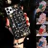 Fashion Crystal Diamond Case For Iphone 14 15 13 12 11 Pro XR X XS max/Samsung S23 S22 S21 S20 S10 A14 A24 A34 A54 A13 A23 A33/Redmi Note10 9 9A 9C 9T