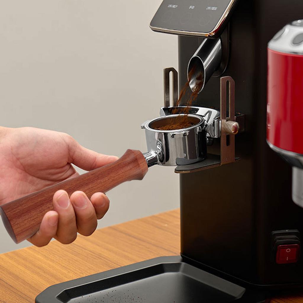 51mm Bottomless Coffee Portafilter 3 Ears Single Layer Portafilter Coffee Machine Bottomless Filter For Delonghi F Redwood