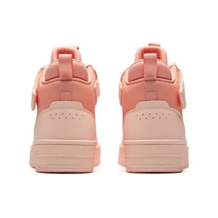 Anta Модные нескользящие износостойкие высокие кроссовки для скейтбординга на липучке женские кроссовки нежно-розовые 92948061-3