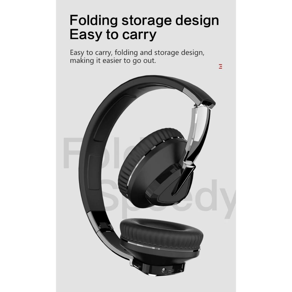 Bluetooth-наушники, беспроводные наушники с шумоподавлением, гарнитура H3 Pro Max с микрофоном, 20 часов воспроизведения музыки, игр, складная, поддержка TF