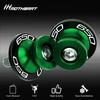 MotHeart M8 Swing Arm Bobbin Compatible Z650RS 2022-2024 Paddock Stand Shock Absorption Protective Slider z650rs Part (Green)