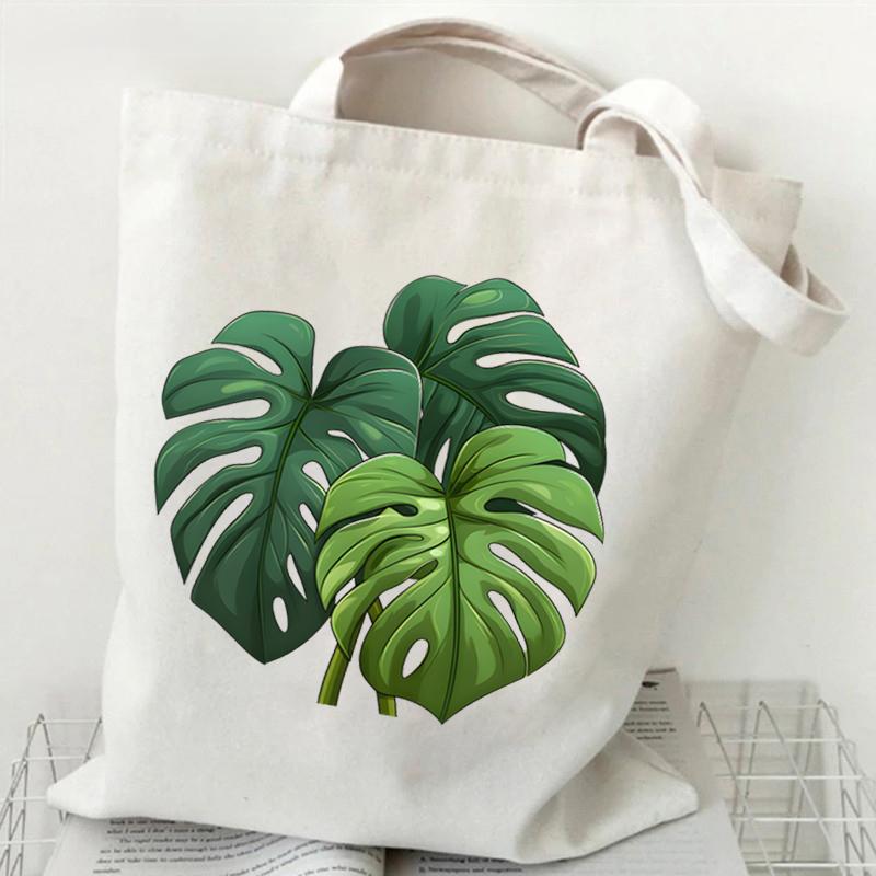 Забавная аниме-графика кошек женская холщовая сумка через плечо мультфильм животных и растений сумка для покупок котят любительница женских многоразовых сумок