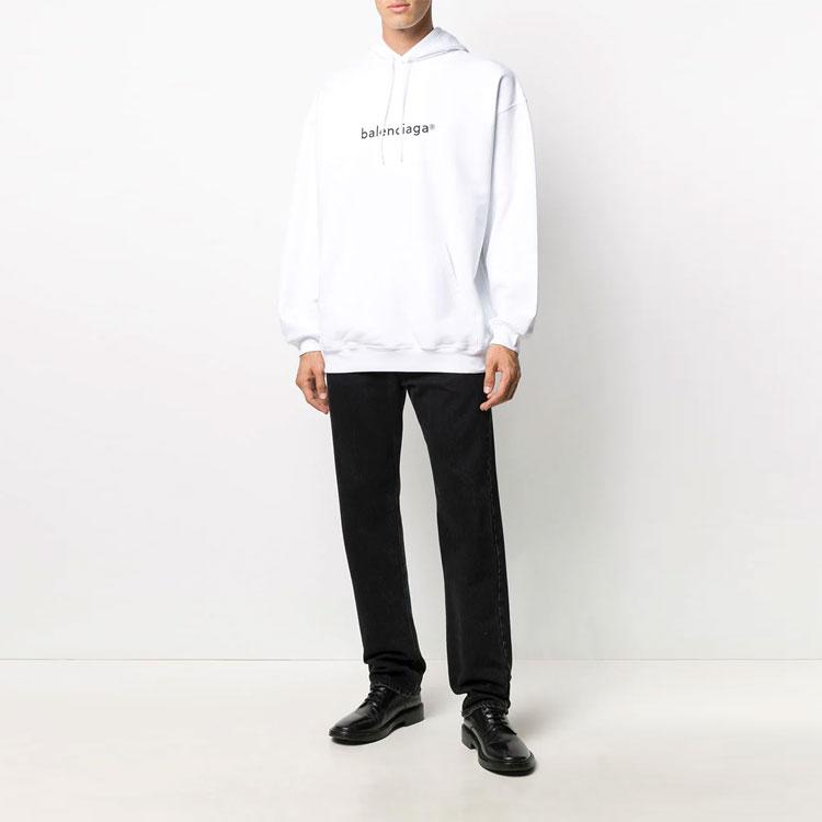 Balenciaga Мужская новая толстовка с капюшоном, средняя посадка, с авторскими правами 570811TIV559040