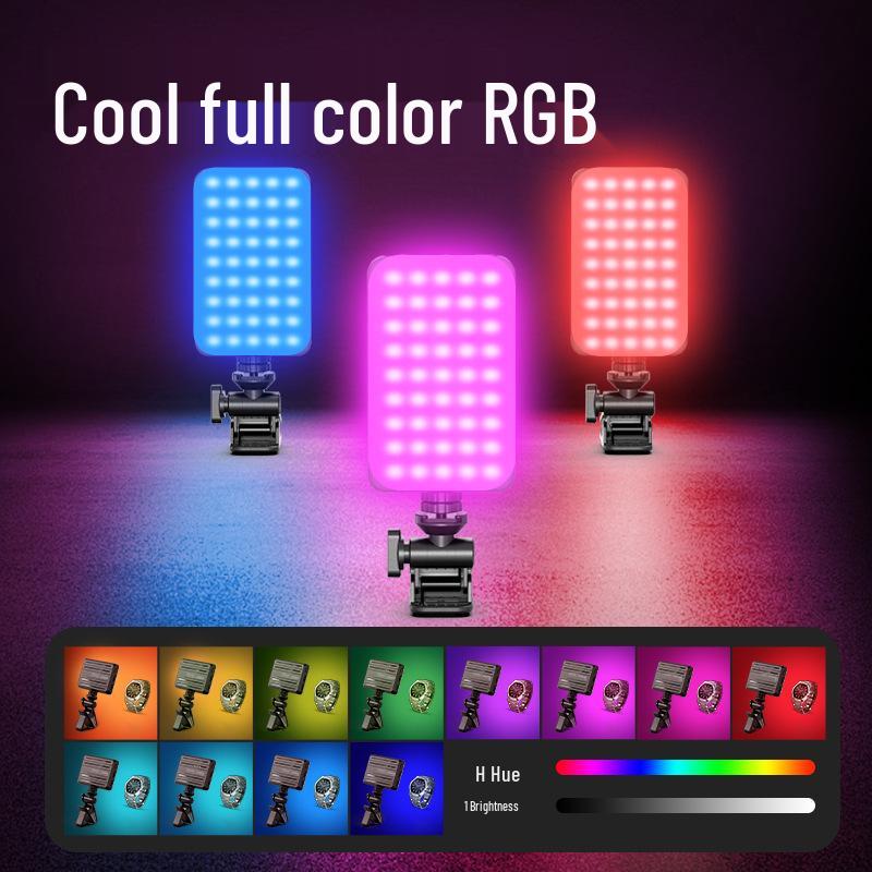 Портативный RGB-светильник для мобильной съемки и видеоблогинга.