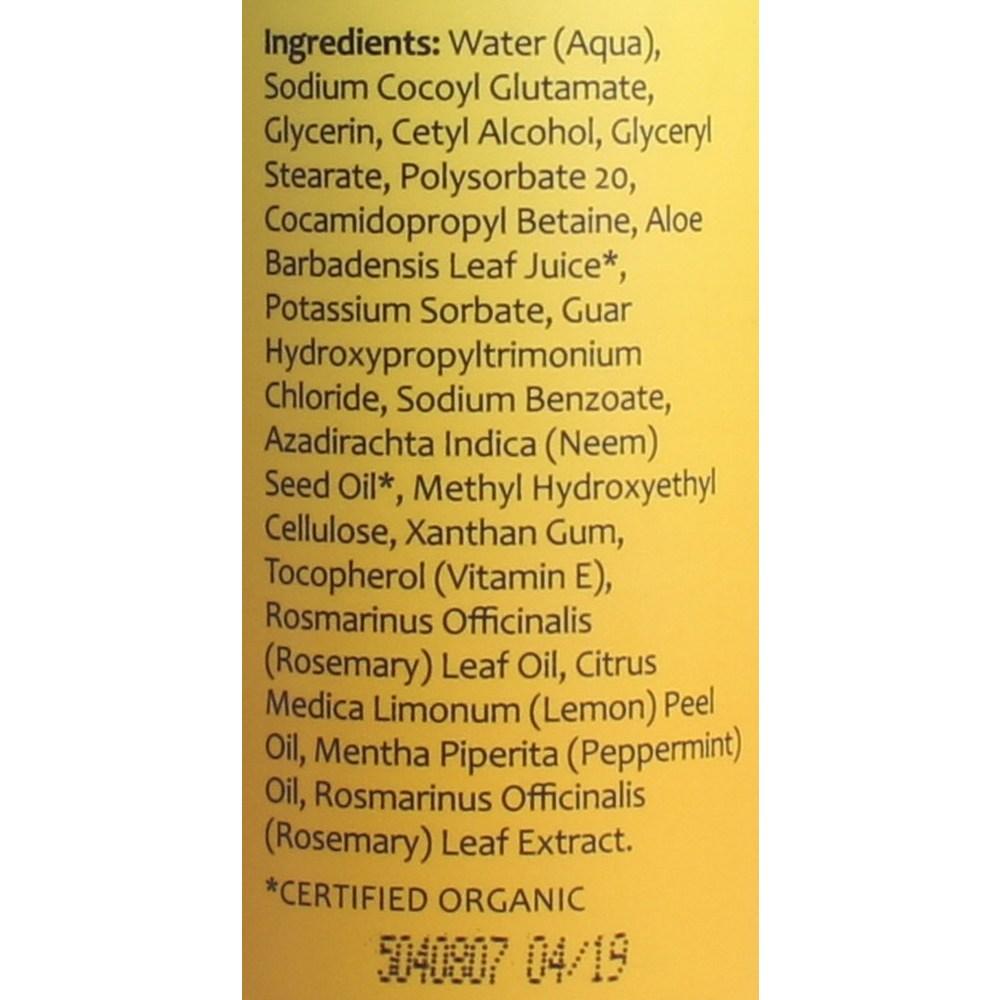 Terranim Naturals Shave Cream with Neem Unscented, 237ml, 1 Unit