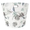 TAVARUA Portable Bucket 48L 38L Foldable Waterproof Bucket Store BOTANICAL L / 3054SP/3055SP (BOTANICAL NAVY) (Official Exclusive WHITE, (48 Liters))