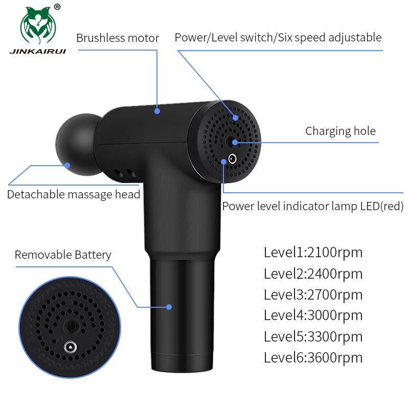 Терапевтические массажные пистолеты, стимулятор мышц, релаксация, перезаряжаемый массажер для глубоких тканей