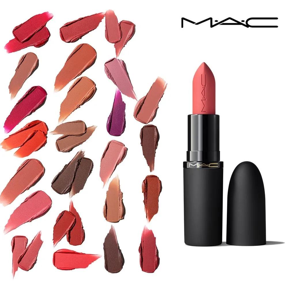 MAC Fog Filter Blur Powder Kiss Hazy Matte Lipstick