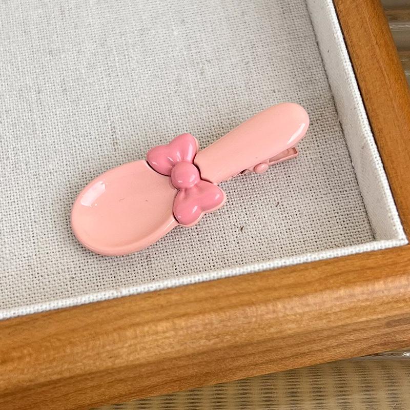 UXSL Новые милые и забавные креативные заколки для волос, красочные заколки-бантики, заколки для волос в виде суповых ложек для женщин, девушек, заколки-автоматы, модные аксессуары для волос