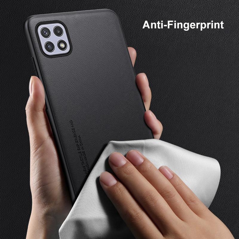 Роскошный чехол из искусственной кожи для Samsung Galaxy A22 5G, задняя крышка, матовый силиконовый противоударный защитный чехол для телефона Samsung A22 5G