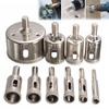 Steel Drill Bit Set 10pcs Diamond Coated HSS for Power Tools 6mm-30mm Tile Marble Glass Ceramic Hole Saw Drilling Bits