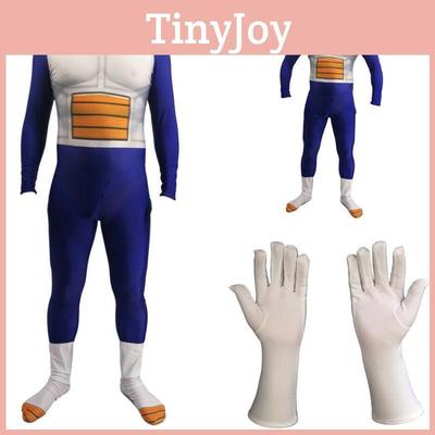 Стильный аниме комбинезон Vegeta Dragon Ball Z для косплея для всех возрастов
