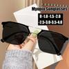 NEW Trendy Men Women Myopia Glasses Finished Optical Spectacle Sun Glasses Diopter 0 To -4.0 Double Beam Near Sight Eyeglasses