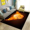 3D ковер для биткойнов, большой ковер для гостиной, спальни, дивана, кухни, коврик для украшения, детские игры, нескользящий напольный коврик
