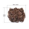 Curly Hair Chignons Hair Bun Claw Clip On Hair Wedding Retro Style