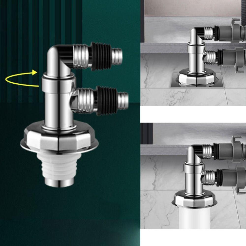 Соединитель сливного шланга против запаха Адаптер для напольного слива против запаха Соединение для напольного слива Стиральная машина