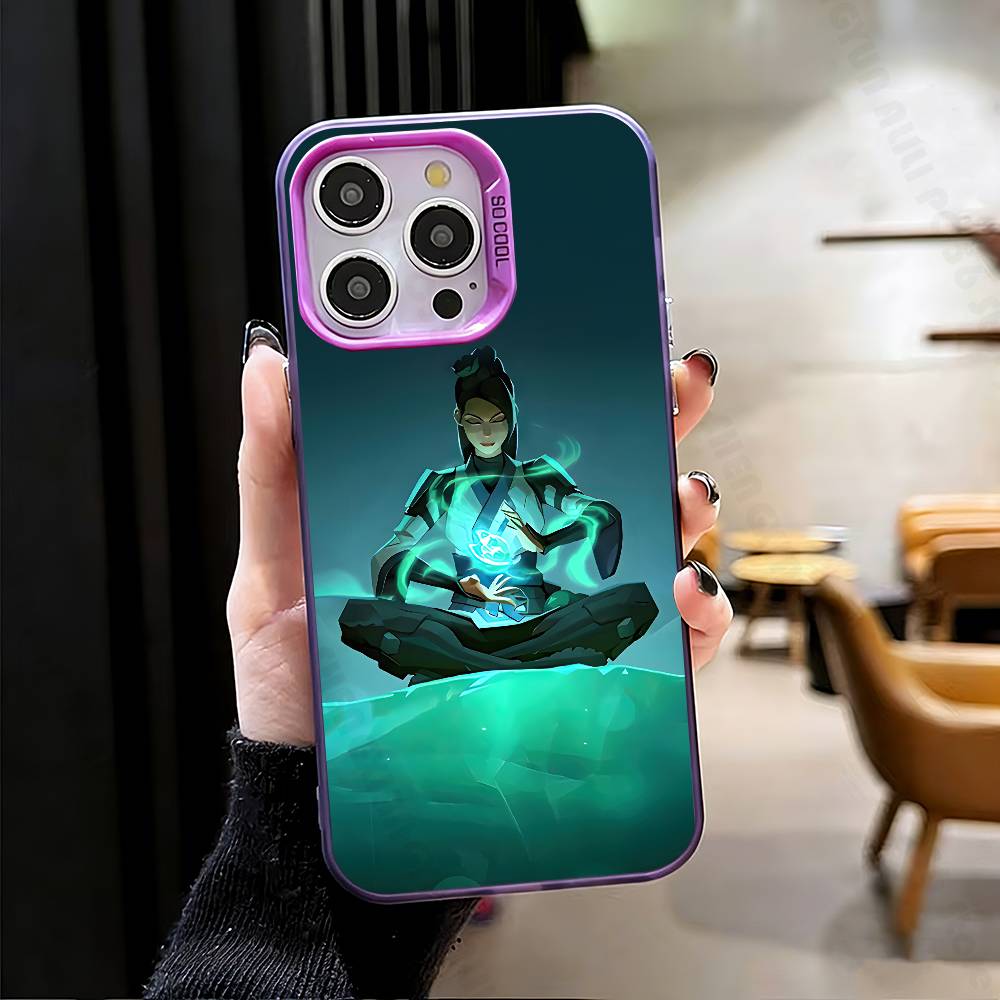 Чехол для телефона V-Valorant для iPhone 17 16e 16 15 14 13 12 Pro Max X XS MAX Задняя крышка