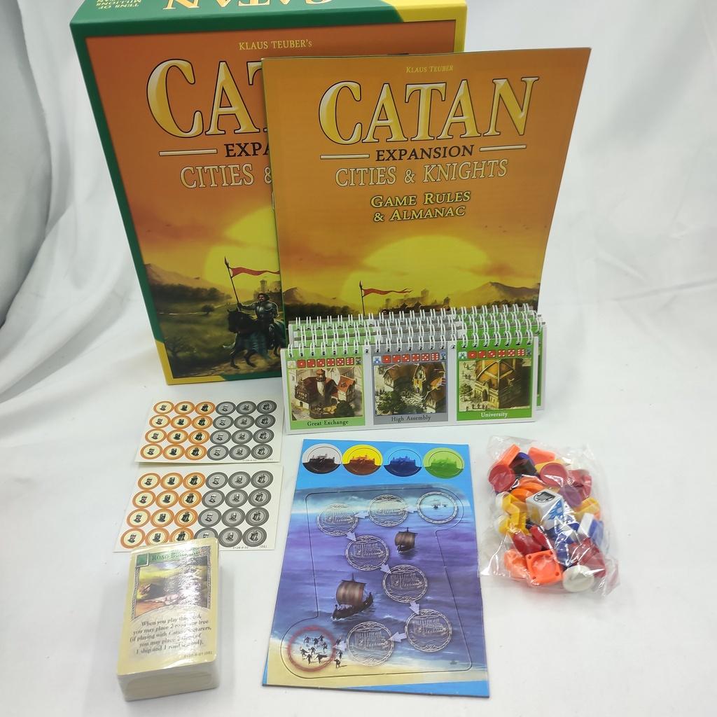 Дополнение к настольной игре Catan Набор для 5-6 игроков для семейного веселья и досуга Медная бумага и пластиковый материал