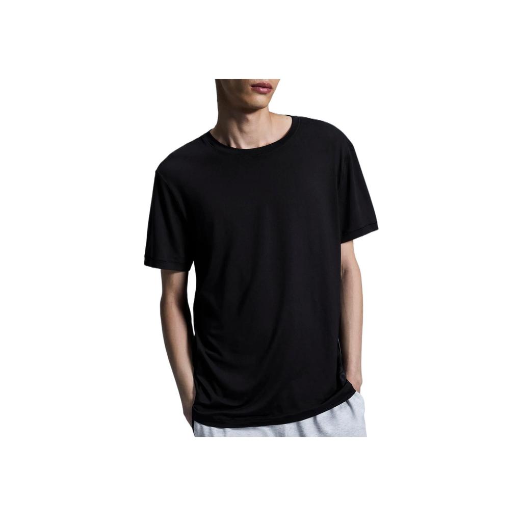 On Comfortable Fashiable Sweat-Absorbing Quick-Drying Casual Short Sleeve T-Shirt Men Tops Black 1MF11770553