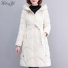 Winter Women's Coat Long Thickened Warm Cotton Padded Parka Ladies Jacket