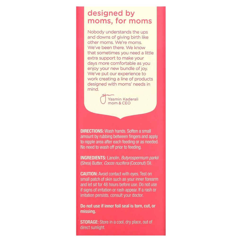 Mommy's Bliss Бальзам для сосков с ланолином + кокосовое масло, 2 унции (56 г)