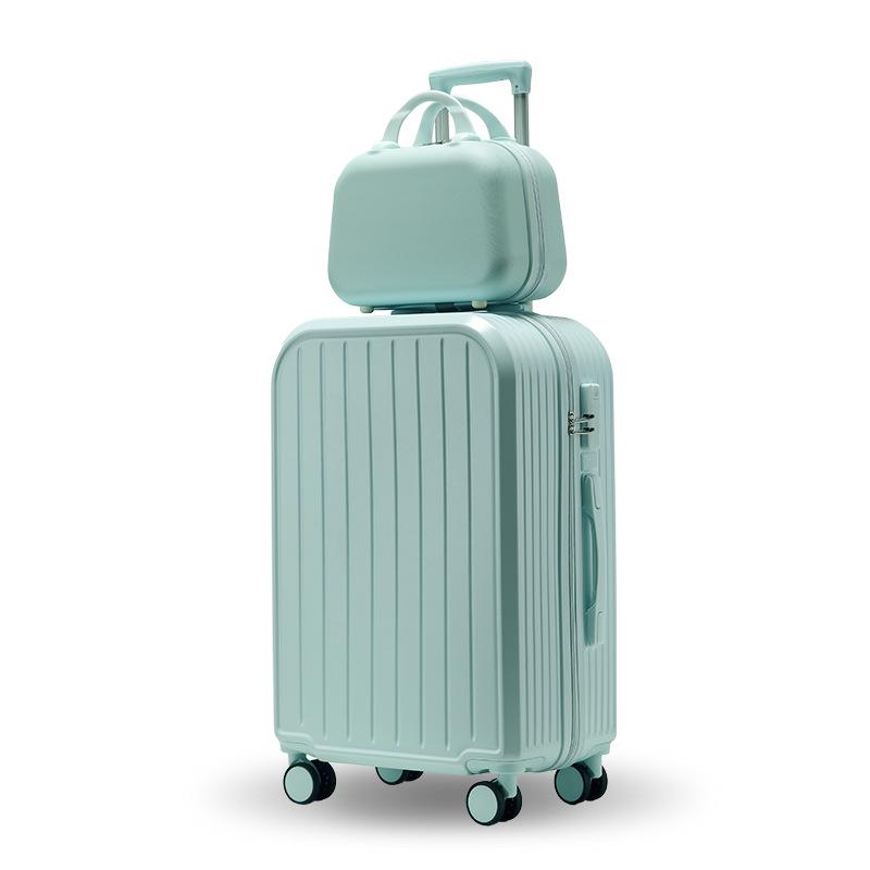 24-Inch Multifunctional Suitcase with Universal Wheels and New Lock System