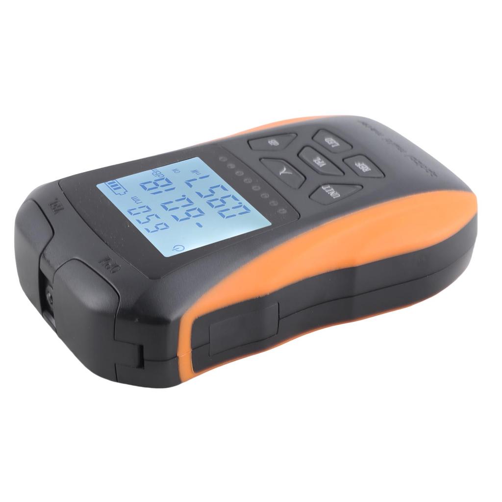 Optical Fiber Power Meter ‑70 To +10dBm Range 15KM Red Light 200m RJ45 Line Finding Optical Power Tester with LED Light