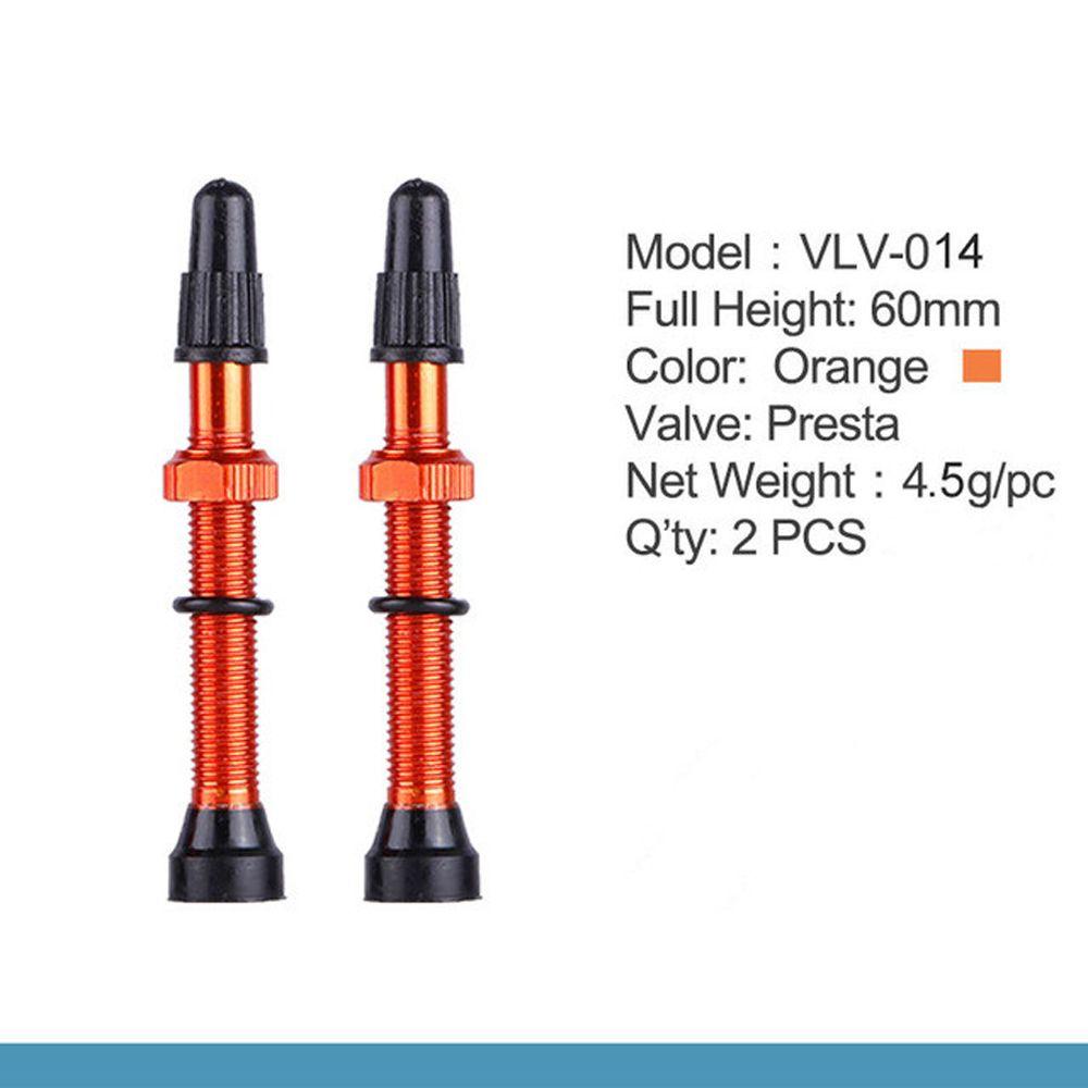 60 мм Алюминиевая Латунная Сверхлегкая Герметик Удлинители Ниппелей Presta Бескамерная Покрышка MTB Велосипед