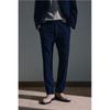 H M sliM Fit Seersucker Suit Pants Navy Blue