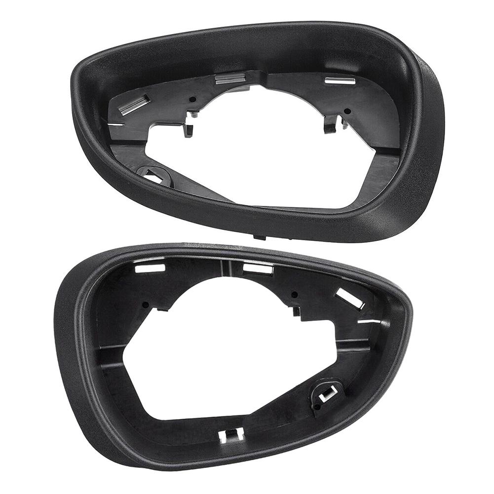 Рамка для зеркала заднего вида на дверь автомобиля Ford Fiesta MK7 2008-17, левая и правая рамка для стекла зеркала, автомобильные аксессуары