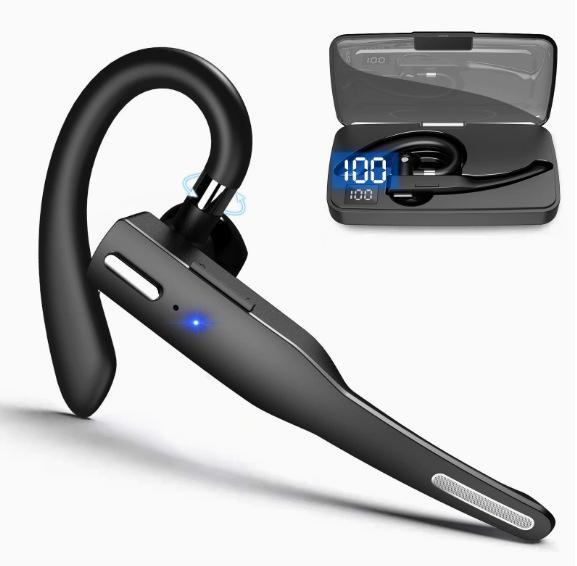 Умные беспроводные Bluetooth-наушники с шумоподавлением для деловых звонков (Один наушник с ИИ-переводом)