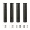 Kachar Rod Holder, Rod Stand, Fishing Rod Holder for Boats, Fishing Rods, and Kayaks (Black, Single, Set of 4)
