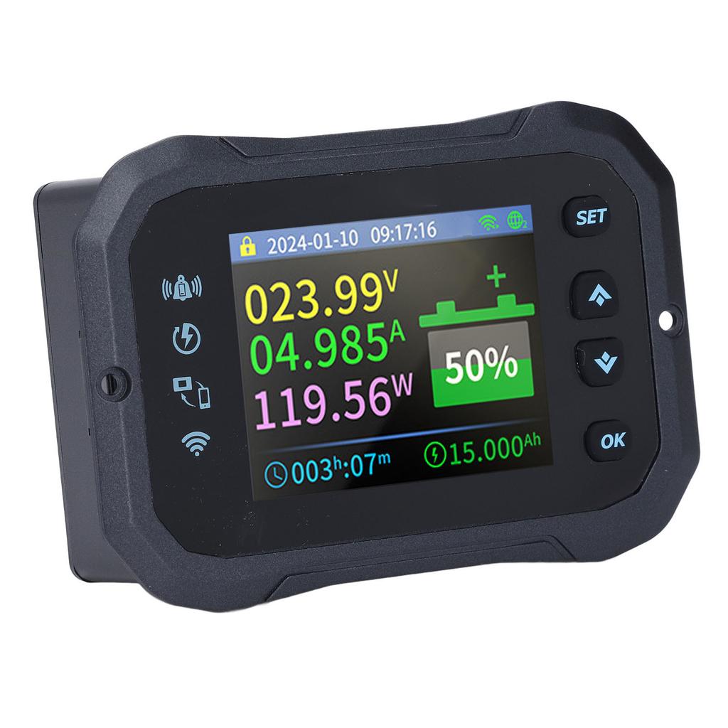 Кулонометр для автофургона, Wi-Fi, пульт дистанционного управления, емкость аккумулятора, вольтметр 10-100 В 100 А