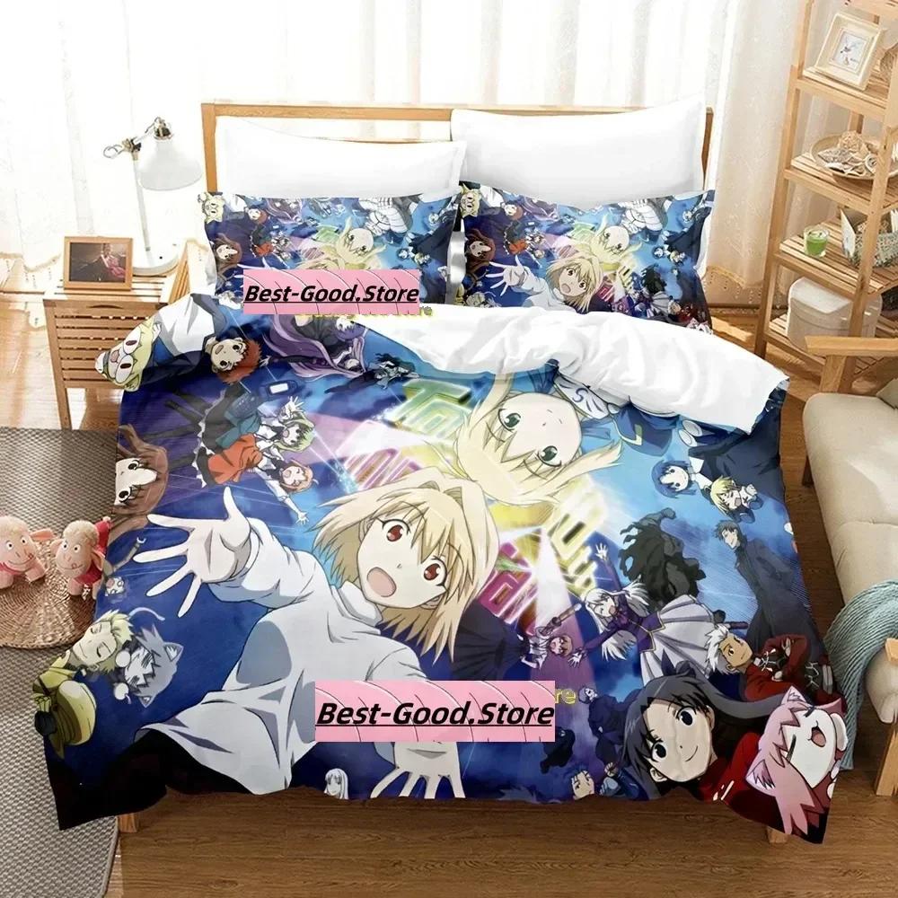 Carnival Phantasm Комплект постельного белья Односпальный Двуспальный Полный Королевский Размеры Размеры Комплект постельного белья Взрослые Дети Спальня Комплекты пододеяльников 3D Аниме Кровать